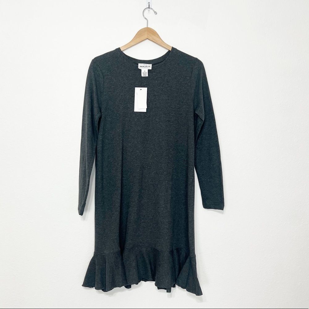 ✨For The Republic✨Soft Ruffled Hem Dress🌸